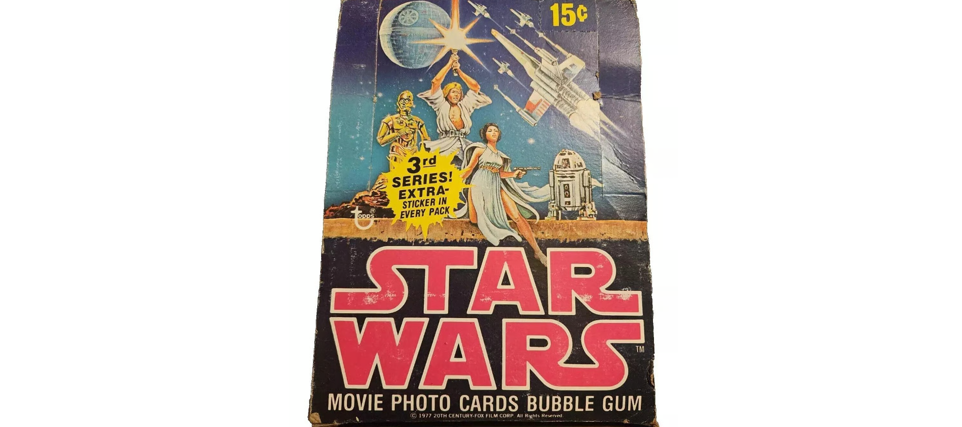 1977 Topps STAR WARS Series 3 Collector’s Display Box
