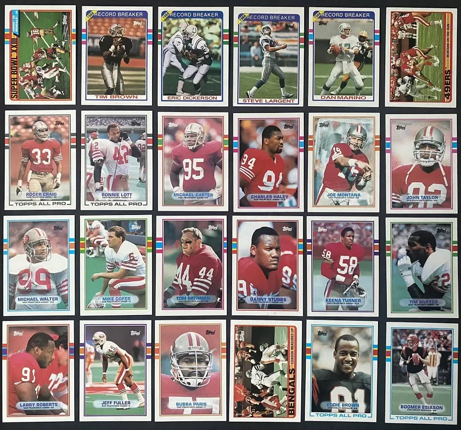 1989 Topps Football Complete Mint Set