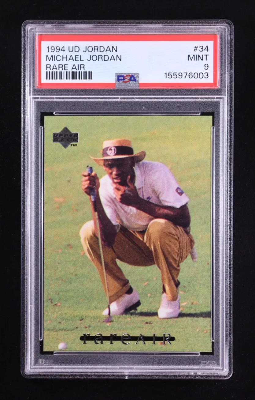 Michael Jordan 1994 Upper Deck Rare Air #34 Card - PSA 9 Mint
