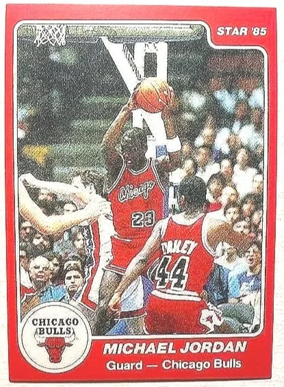 Michael Jordan 1985 Star Rookie #101 Basketball Card