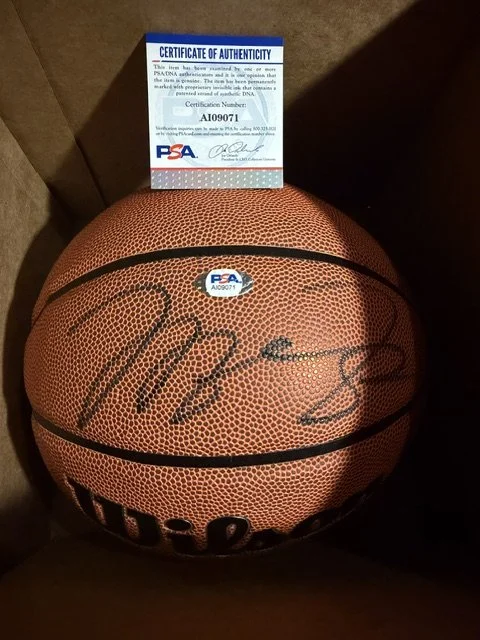 Michael Jordan Authenticated Signed Basketball
