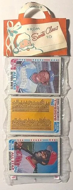 1982 George Brett Sealed Cello Baseball Card Pack
