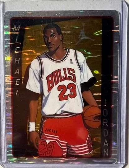 Michael Jordan 1987 Chicago Bulls Sticker Card