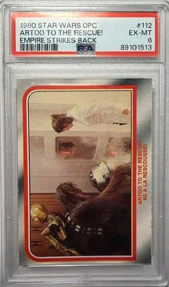 1980 Star Wars OPC 'Artoo To The Rescue' PSA 6 Card