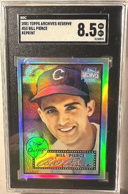 Bill Pierce 2001 Topps Archives Reserve #53 SGC 8.5