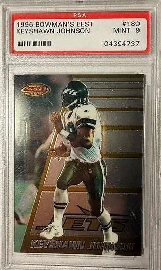 Keyshawn Johnson 1996 PSA 9 Bowman Rookie Card