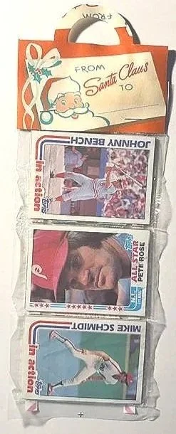 Pete Rose 1982 Sealed Cello Tamper Proof Baseball Pack