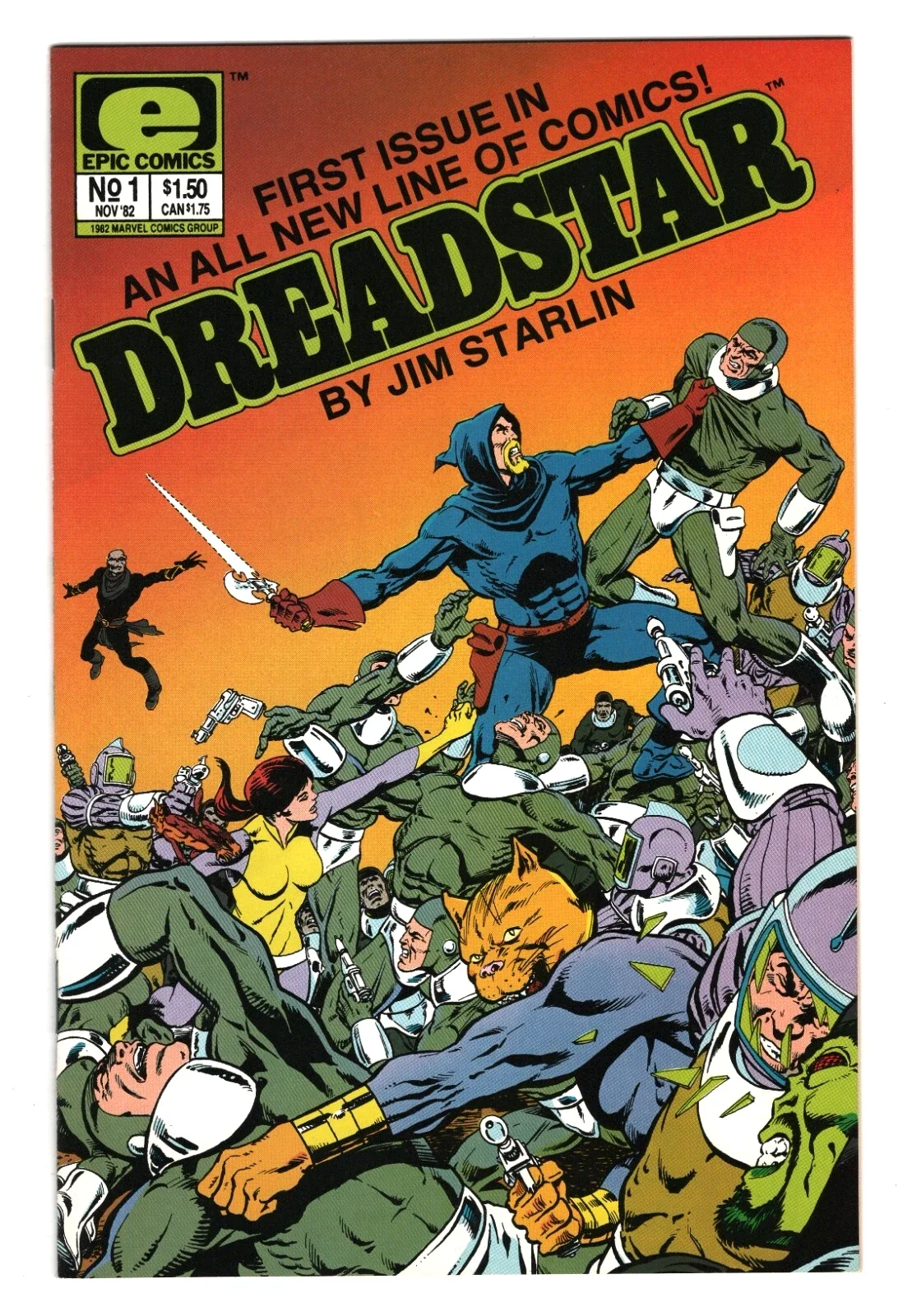 Marvel 1982 Dreadstar #1 First Issue Comic Book
