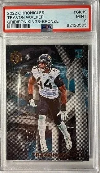 Travon Walker 2022 Panini Chronicles PSA 9 Rookie Card