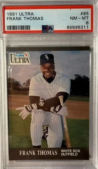 Frank Thomas 1991 Fleer Ultra Card - PSA 8