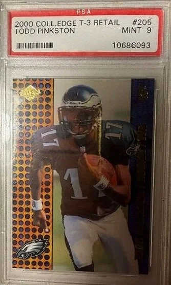 Todd Pinkston PSA 9 Rookie Football Card