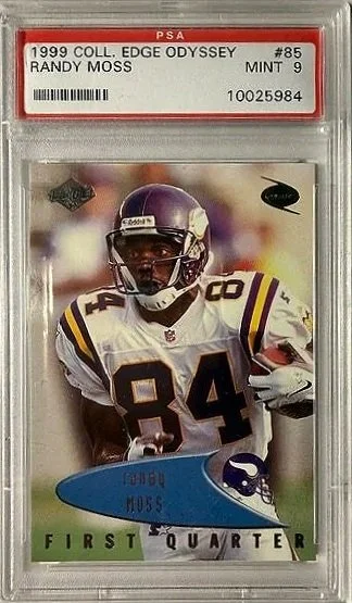 Randy Moss 1999 Collectors Edge Odyssey PSA 9 Card