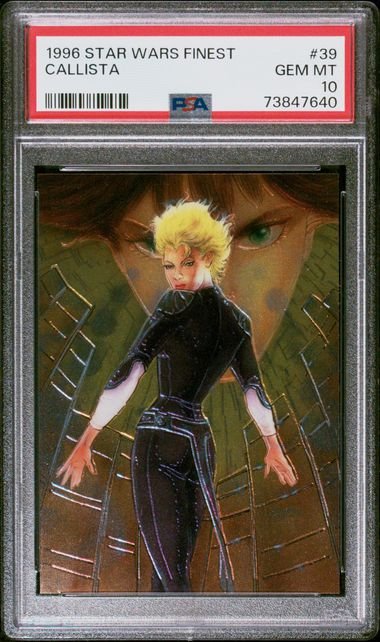 1996 Star Wars Finest Callista PSA 10