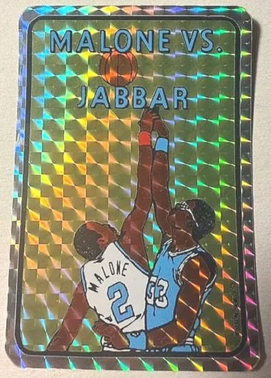 Malone vs. Jabber 1985 Prism Jewel Sticker