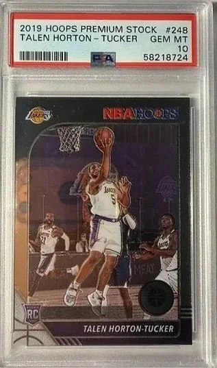 Talen Horton-Tucker 2019 Hoops Premium Stock Rookie Card
