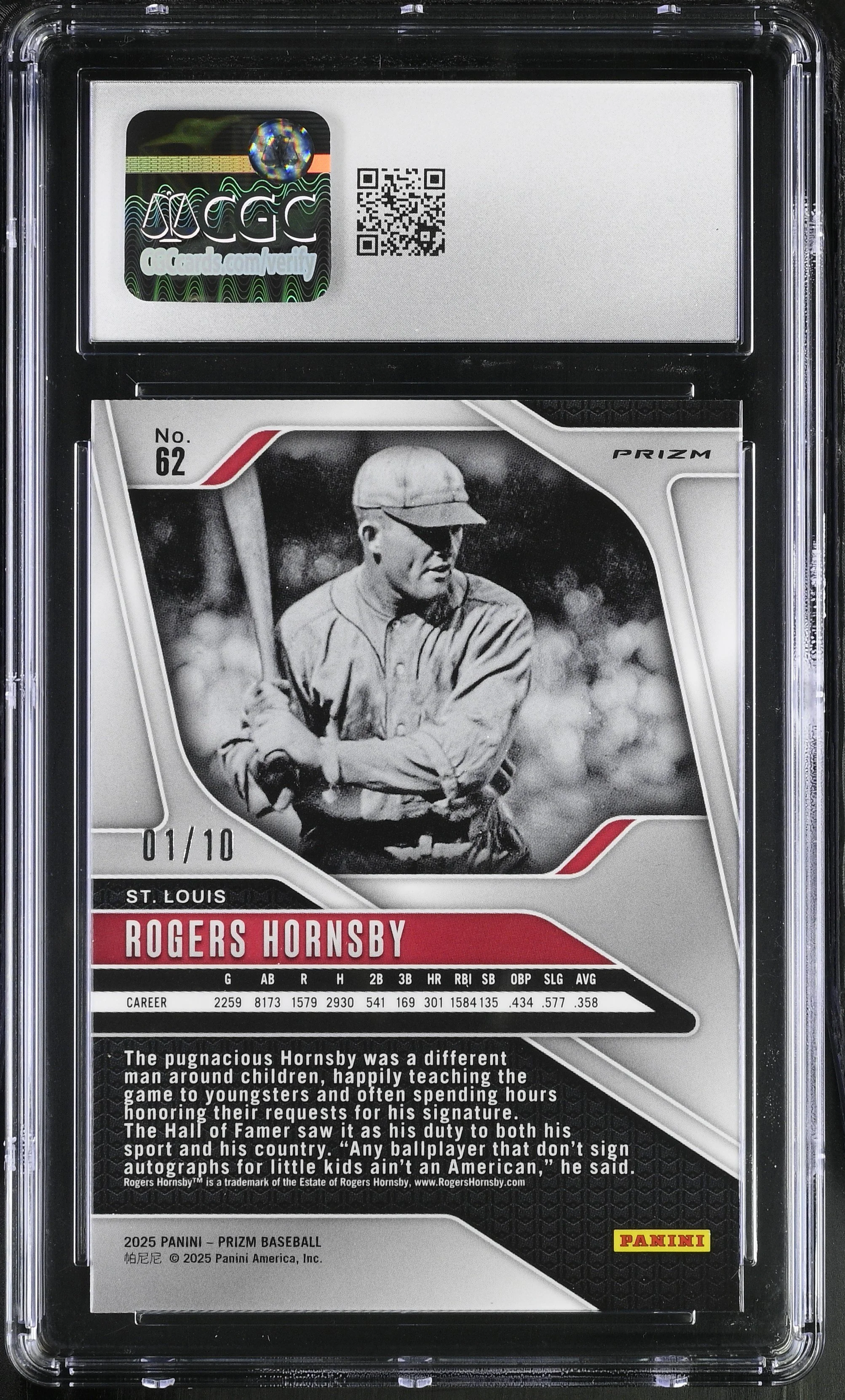1783869067-Rogers-Hornsby-2025-Panini-Prizm-Gold-62-1-10-CGC-10-PristineAuction.com.jpg
