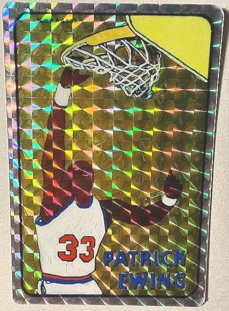 Patrick Ewing 1985 Prism Jewel Rookie Vending Sticker