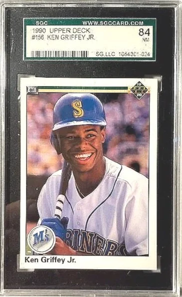 Ken Griffey Jr. 1990 UD #156 SGC 8 Card