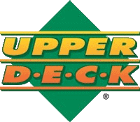 Upper Deck logo with green diamond-shaped background and yellow and orange text