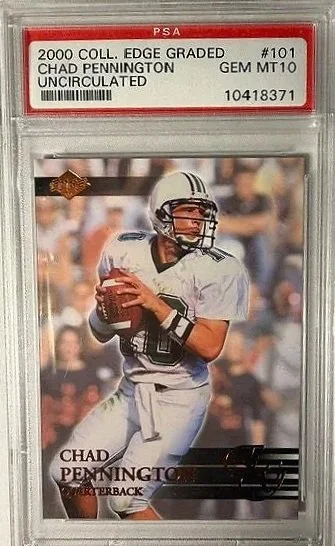 Chad Pennington 2000 Edge Rookie PSA 10 Card