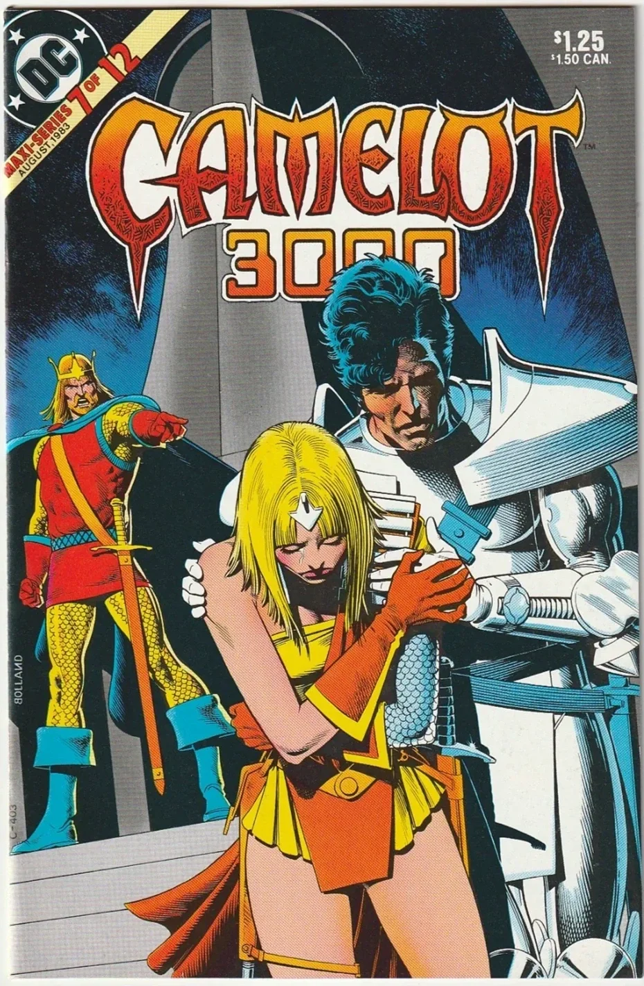 Camelot 3000 Aug 1983 DC Comics #7 Newsstand Edition