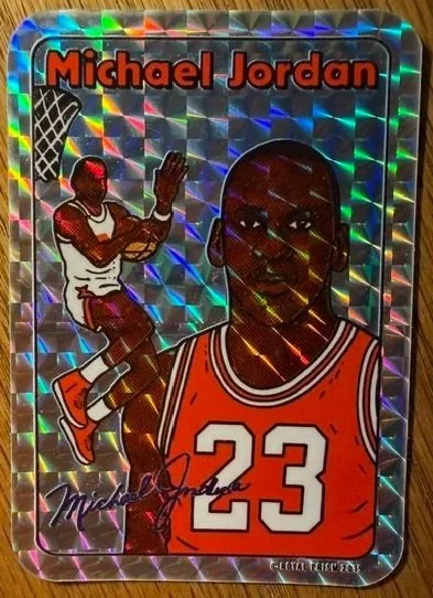 Michael Jordan 2015 Royal Prism Sticker Card