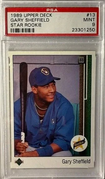 Gary Sheffield 1989 Star Rookie Card (PSA 9)