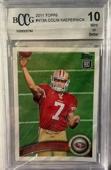 Colin Kaepernick 2011 Topps BCCG 10 Rookie Card