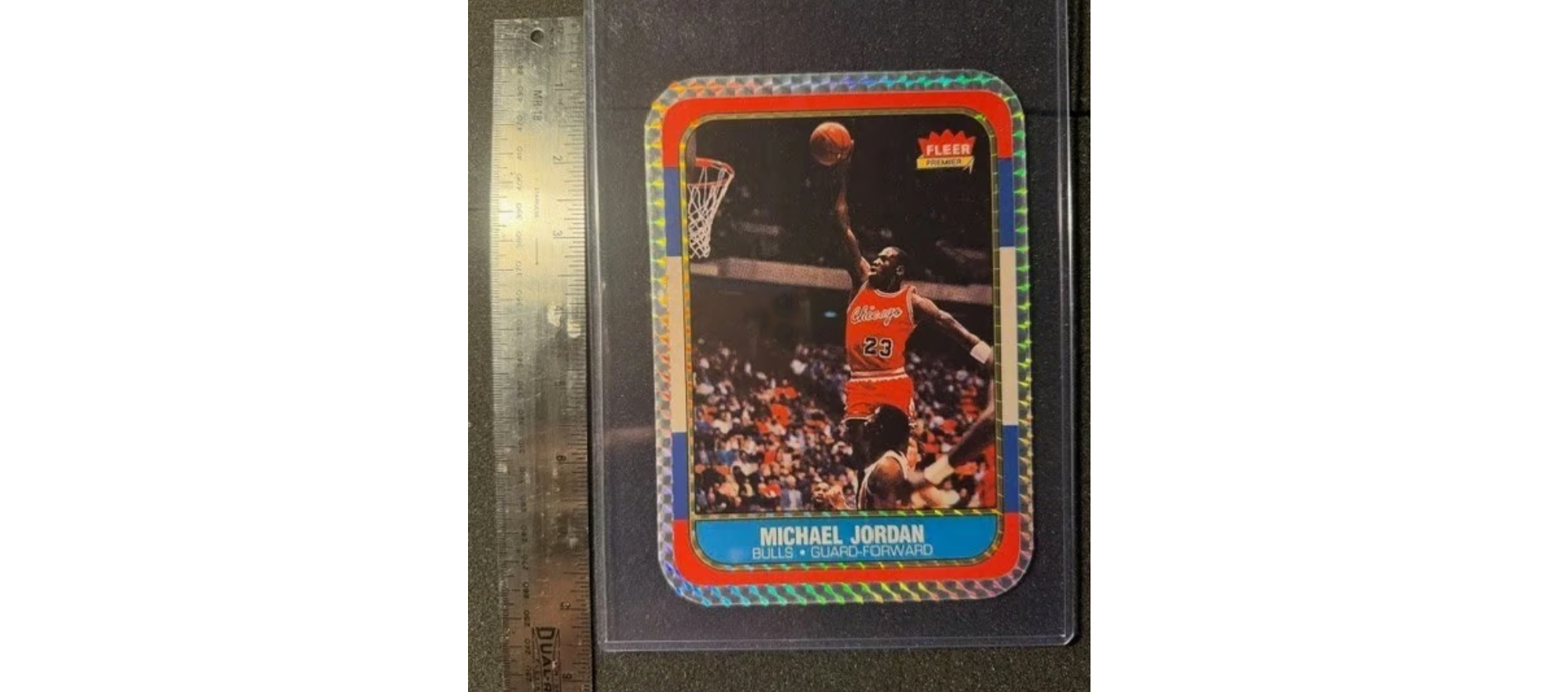 Michael Jordan 1985 Jewel Prism RC Vending Topper Sticker