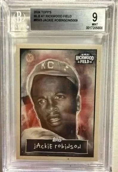 Jackie Robinson 2024 Topps Beckett Mint 9 Baseball Card #RW3