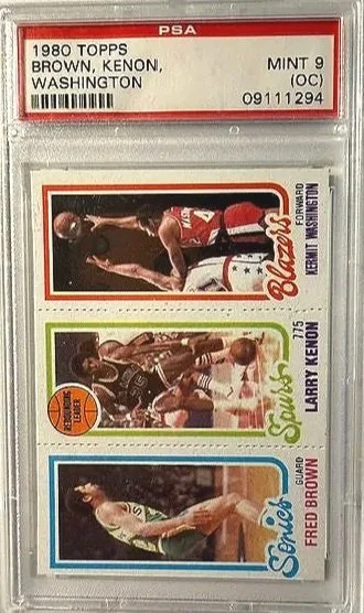 1980 Topps PSA 9 OC Rebounding Leader Basketball Card