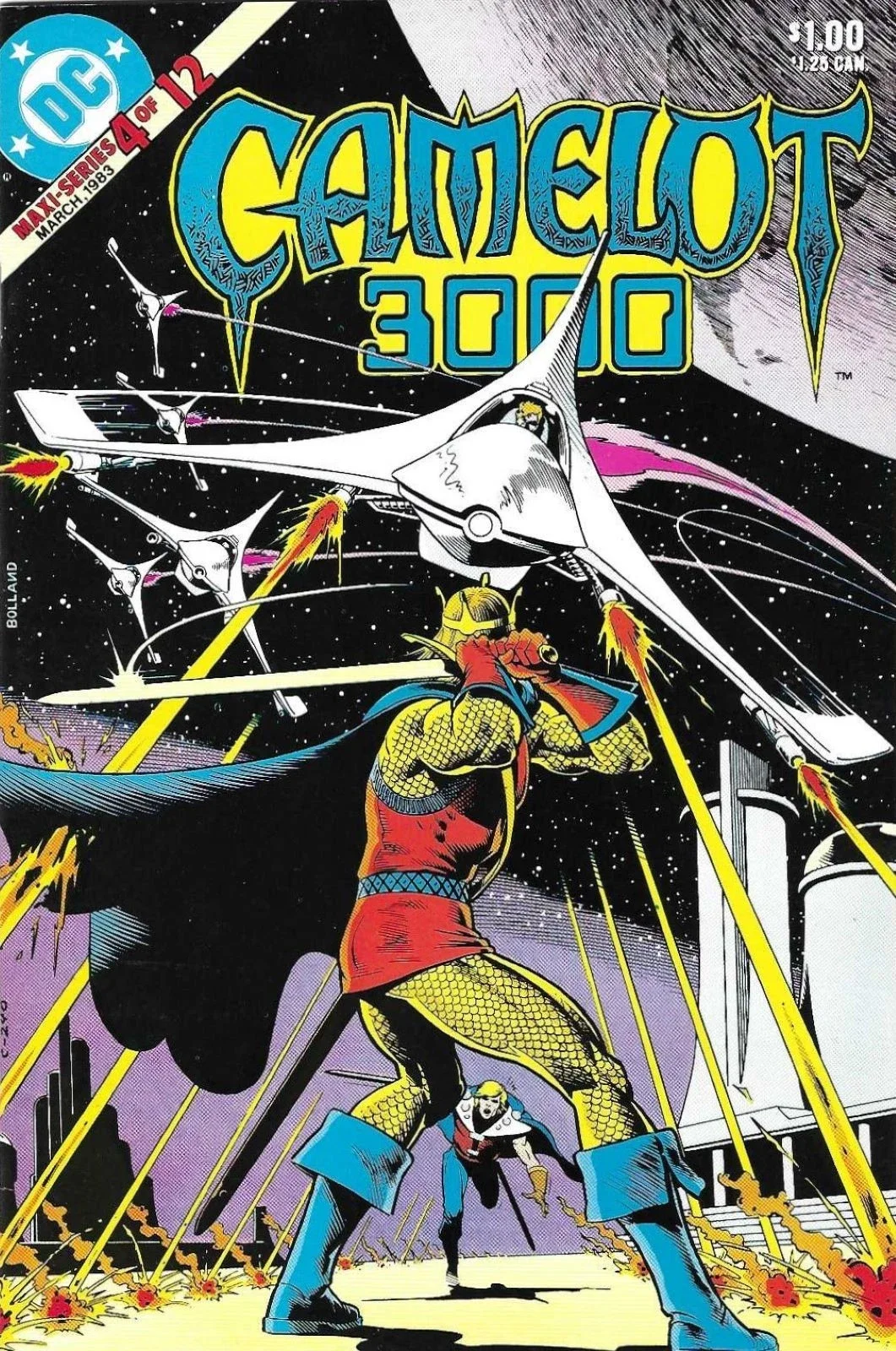Camelot 3000 #4 Comic - March 1983 (Unread Newsstand)