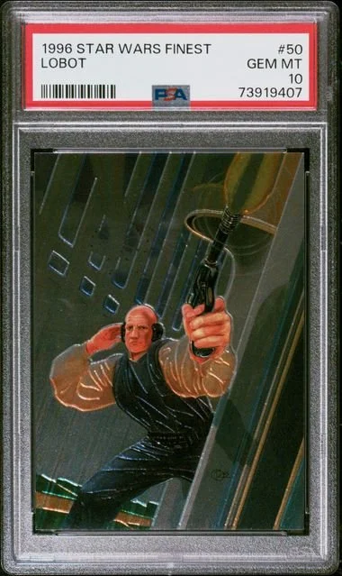 1996 Star Wars Finest Lobot #50 PSA 10