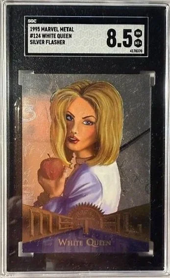 1995 Marvel White Queen #124 SGC 8.5 Card