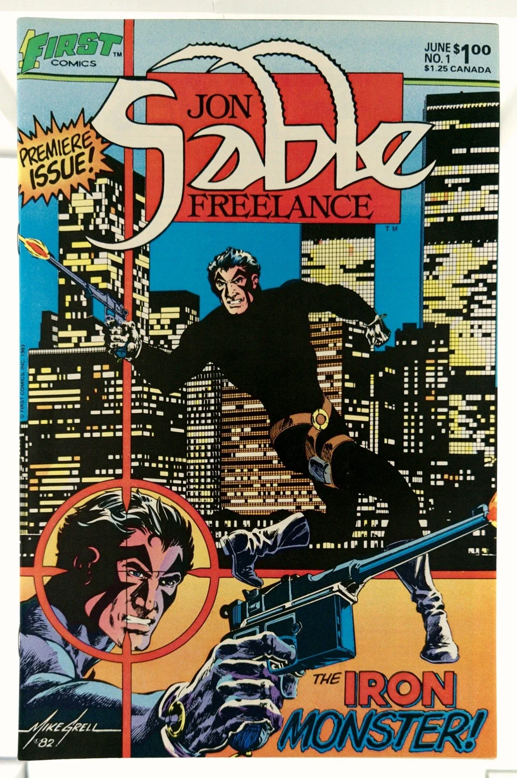 Jon Sable Freelance #1 - First Comics Premier Issue