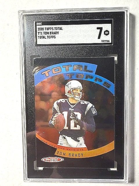 Tom Brady 2005 Topps Total #TT1 SGC 7