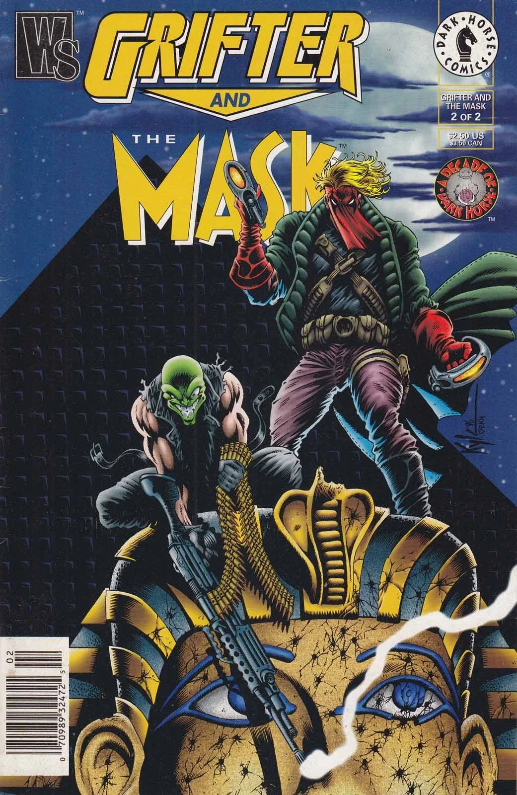 Grifter and The Mask #2/2 Comic Book - NM+ Newsstand Edition