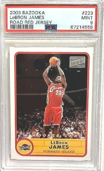 2003 Bazooka LeBron James Rookie Card #223 PSA 9