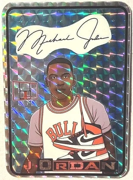 Michael Jordan 1986 Prism Jewel Vending Sticker