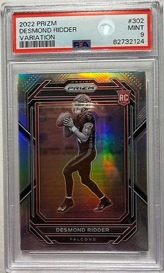 Desmond Ridder 2022 Prizm PSA 9 Rookie Card