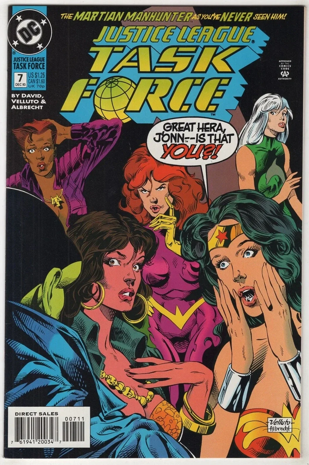 Justice League Task Force #7 - Unread December 1993 Edition
