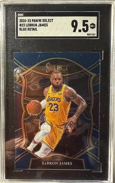LeBron James 2020 Panini Select #23 SGC 9.5 Card