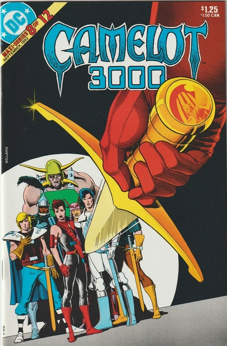 Camelot 3000 #8 (Sept 1983) - Unread Newsstand Edition