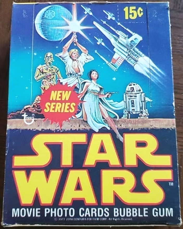 1977 Topps Star Wars Series 2 Original Empty Wax Box