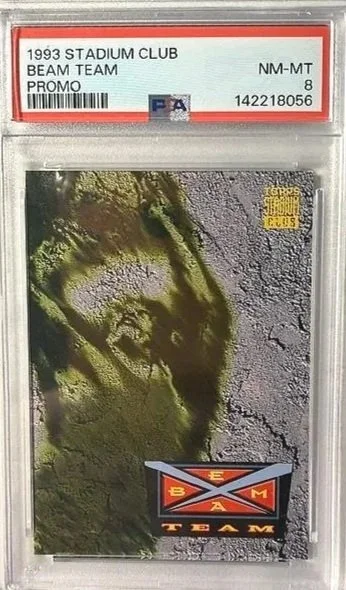 1993 Topps Stadium Club Beam Team Promo PSA 8