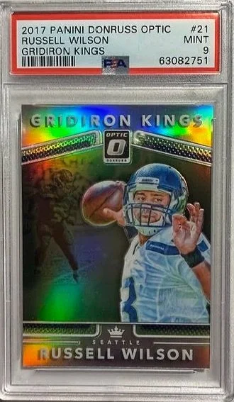 Russell Wilson PSA 9 2017 Panini Donruss Optic #21