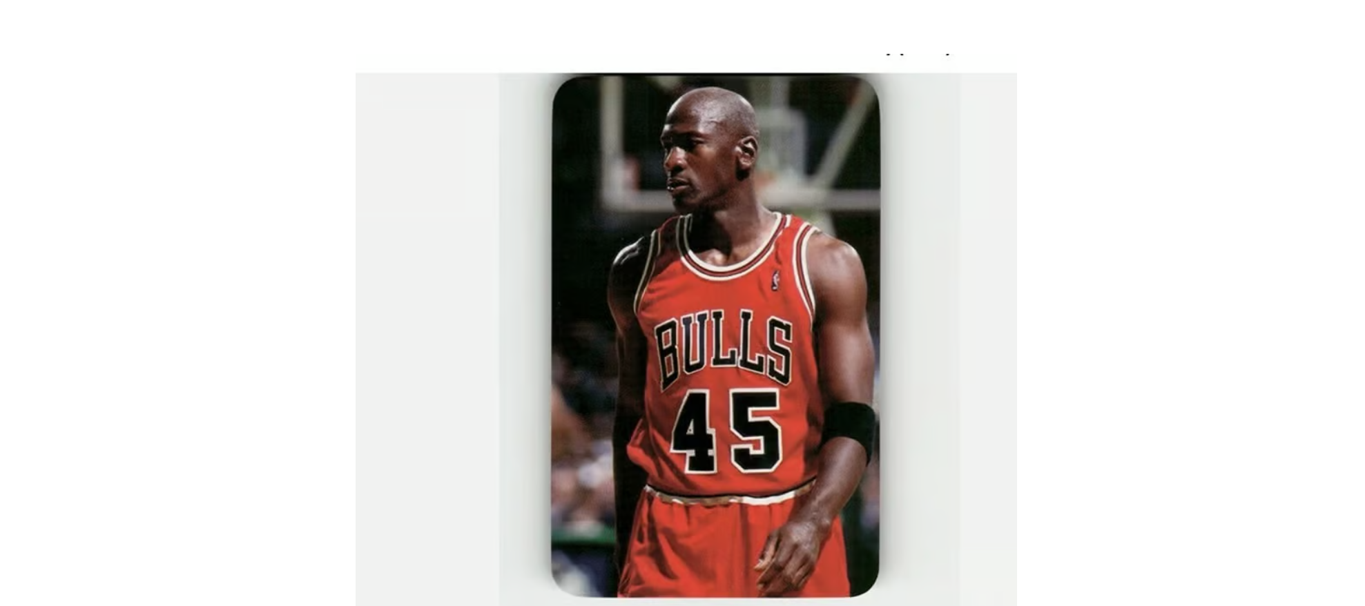Michael Jordan 1989 Promo Limited Edition Basketball Legend Collector's Card