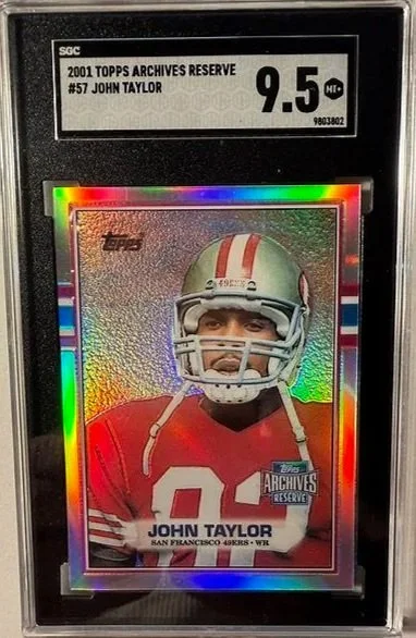 1989 John Taylor Rookie SGC 9.5 Topps Archives Reserve Refractor Card