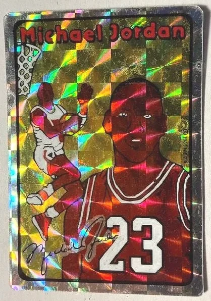 1985 Michael Jordan Rookie Prism Jewel Sticker