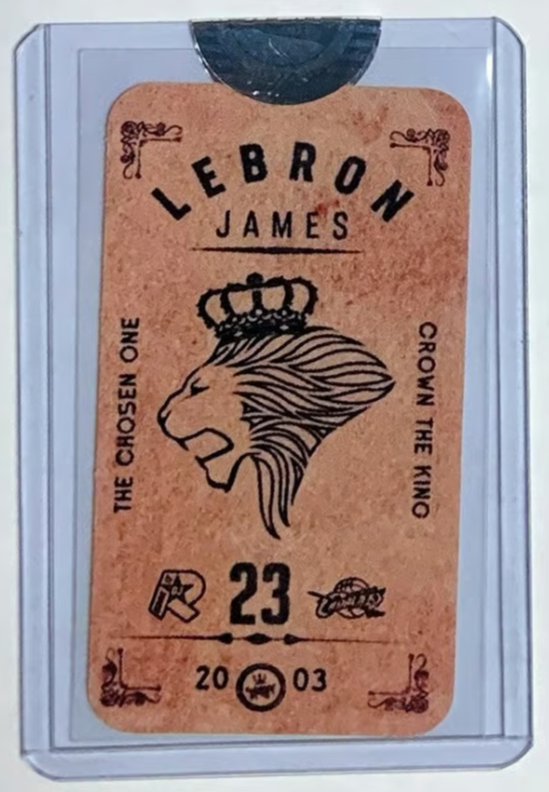 2003 Lebron James Rookie RC Tabacco Card